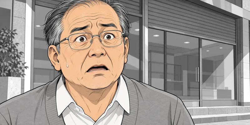 뒤늦게 충격을 받은 주인공의 얼굴을 가까이 그린 웹툰 컷